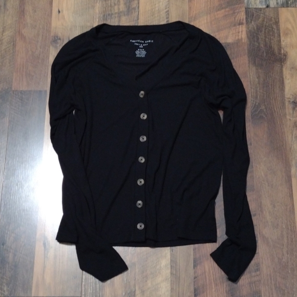American Eagle Outfitters Tops - American Eagle Soft & Sexy Rib Cardigan FINAL